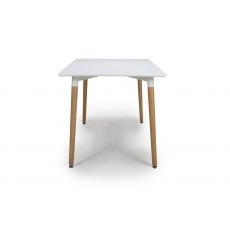 NORTHEND RECTANGULAR TABLE WHITE 1200mm