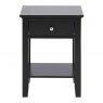 AVERY BEDSIDE TABLE 1 DRAW- BLACK 2