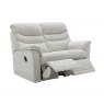 Malvern 2 seater power recliner sofa fabric
