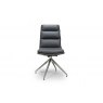 Quarley swivel chair brushed steel grey 2