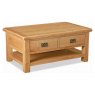 WEB EXCLUSIVE FAWLEY LARGE COFFEE TABLE WITH DRAWER AND SHELF