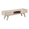 WEB EXCLUSIVE ABSOLUTE TV-TABLE OAK WHITE