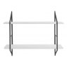 TTUNE WALL UNIT SYSTEM 1 WHITE STAINED & BLACK 2