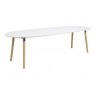 AVAIL DINING TABLE WHITE LACQUERED WOOD LEGS 3