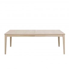 WEB EXCLUSIVE ACACIA DINING TABLE- WHITE PIGMENTED OAK