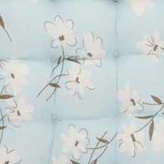BENCH SEATPAD - FLOWER BLUE