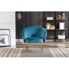FACCOMBE ACCENT CHAIR  FEDERAL BLUE