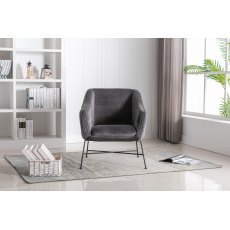 WEB EXCLUSIVE FIRGO ACCENT CHAIR - CINDER