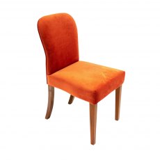 CLASSIC TEAK FULLY UPHOLSTERED SHADES DINING CHAIR NSD-3964