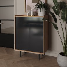 BORDEAN 80CM SMALL SIDEBOARD - ANTHRACITE