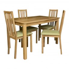 BEAUMONT SOLID LARGE DINING TABLE B