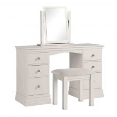 ANNECY COTTON PAINTED TOP VANITY MIRROR