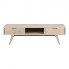 WEB EXCLUSIVE ABSOLUTE TV-TABLE OAK WHITE