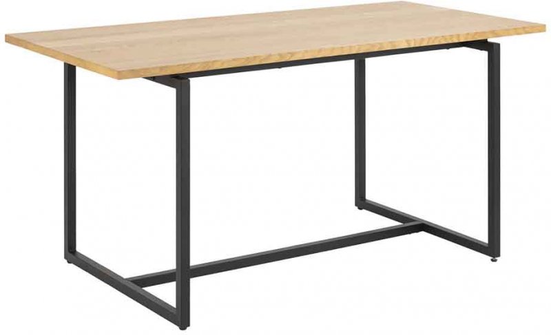 ASCEND DINING TABLE WITH EXTENSION LEAVES- BRUSHED WILD OAK 1