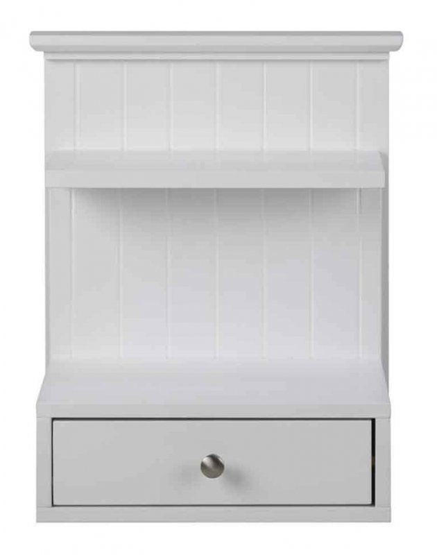 AVERY WALL BEDSIDE TABLE- WHITE 2