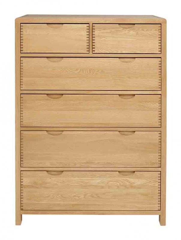 BOSCO 6 DRAWER TALL WIDE CHEST