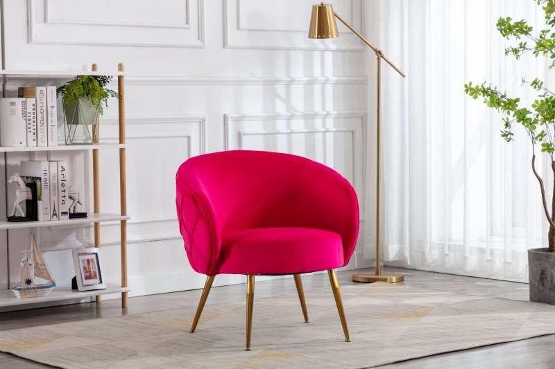Faccombe accent chair - raspberry 1