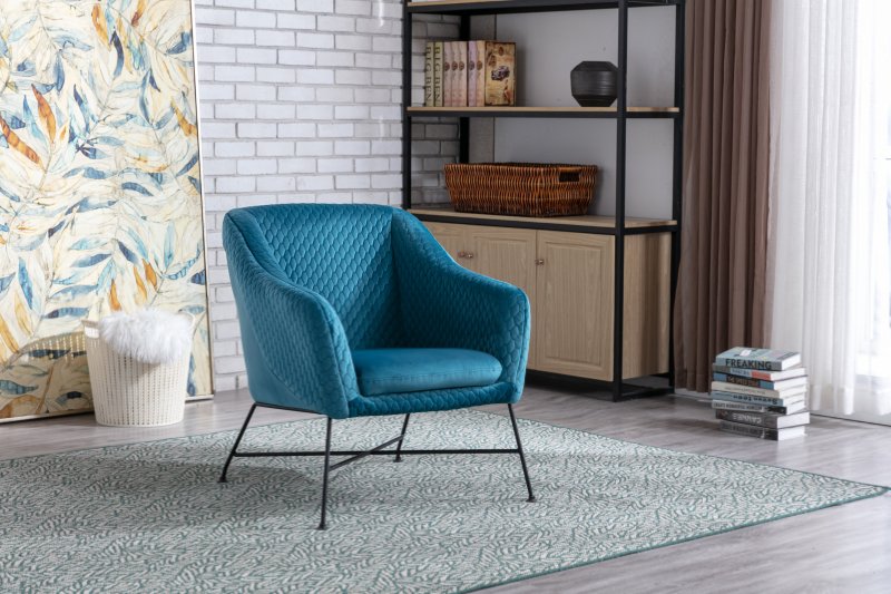 Firgo accent chair - federal blue 1
