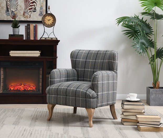 Lopshill accent chair - grey 1