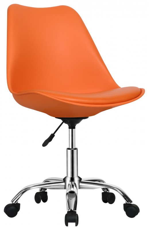 Northend swivel chair orange 1