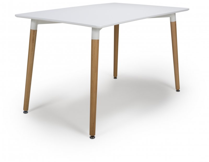 Northend rectangular table white 1200mm 1