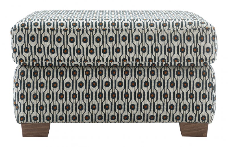 Washington storage footstool fabric