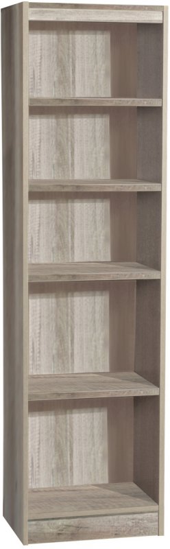 Tall Bookcase 480mm Wide Grey Nebraska 1