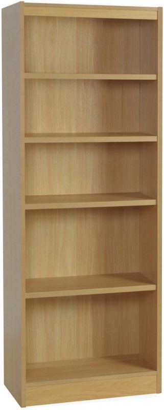 Tall Bookcase 600mm Wide Classic Oak 1