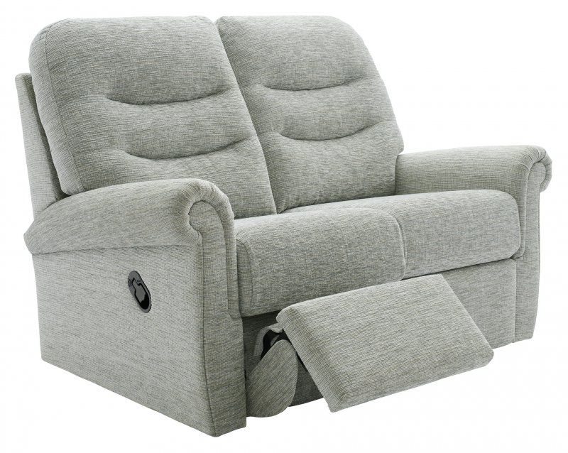 Holmes 2 seater power recliner fabric