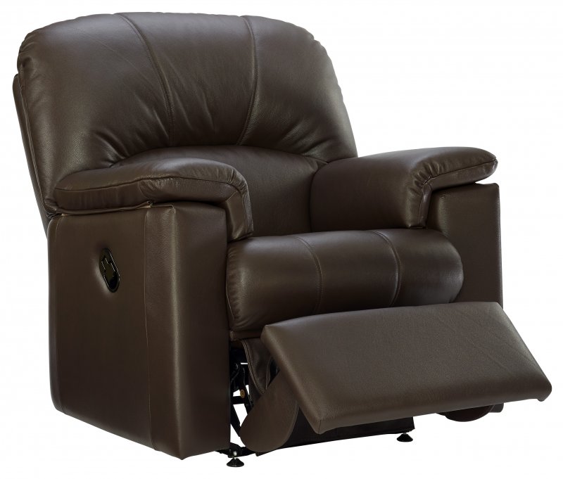 Chloe power recliner chair leather