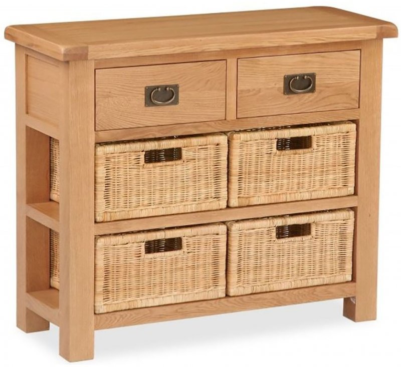 FAWLEY SMALL SIDEBOARD WITH BASKETS
