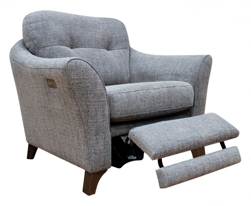 Hatton Armchair with power footrest fabric