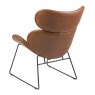 AFFINITY RESTING CHAIR LEATHER LOOK-  BRANDY 33