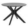 ASPIRE DINING TABLE- OAK BLACK STAINED