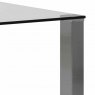 AARON DINING TABLE OBLONG- CLEAR GLASS TOP 3