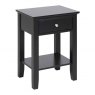 AVERY BEDSIDE TABLE 1 DRAW- BLACK 1
