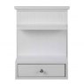 AVERY WALL BEDSIDE TABLE- WHITE