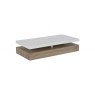 ASHER COFFEE TABLE- HIGH GLOSS WHITE TOP 1