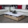 ASHER COFFEE TABLE- HIGH GLOSS WHITE TOP 5