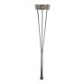 WEB EXCLUSIVE ANNETTE DINING TABLE LEGS CHROME