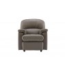 Chloe small recliner chair leather