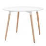 NORTHEND ROUND TABLE WHITE 1000mm