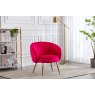 Faccombe accent chair - raspberry 1