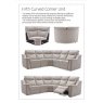 Firth Large LHF Power Recliner Unit Leather