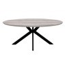 Wickham oval table 1800mm grey 1