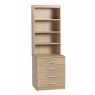 4 Drawer Chest With Hutch Sandstone 1
