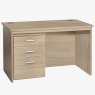 Freestanding Home Office Desk With Drawers/Filing Cabinet Sandstone 1