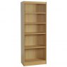 Tall Bookcase 600mm Wide Classic Oak 1