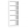 Tall Bookcase 600mm Wide White 1