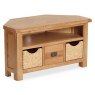 WEB EXCLUSIVE FAWLEY CORNER TV UNIT WITH BASKETS